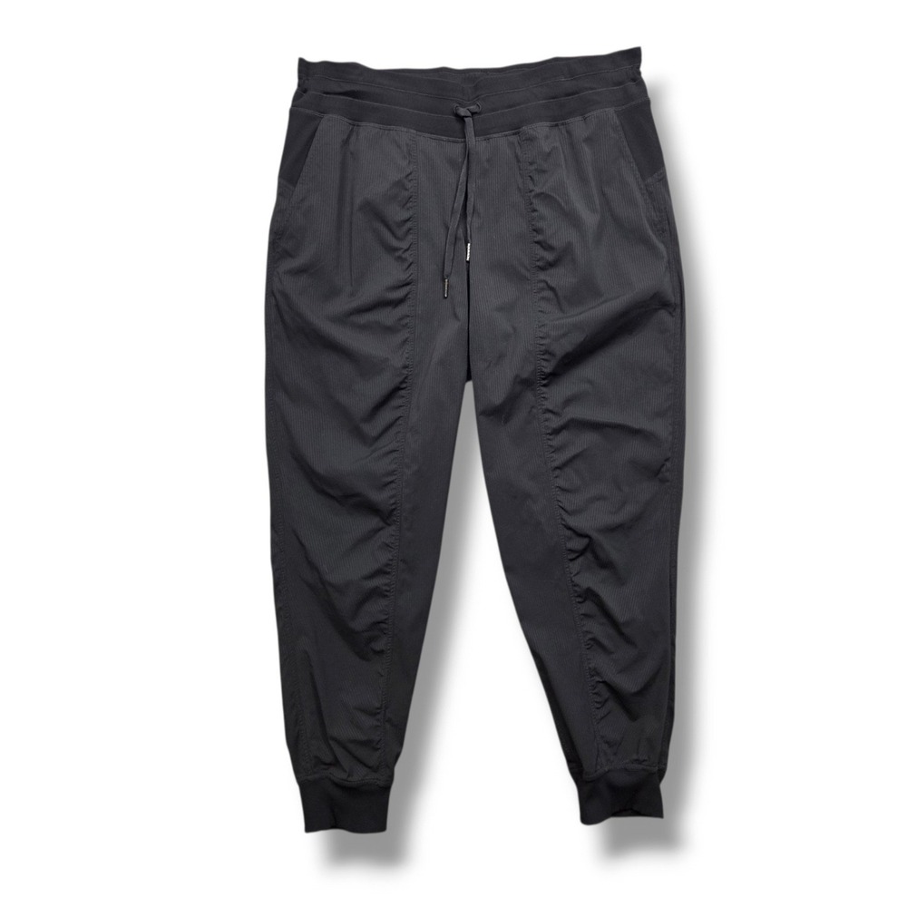 Lululemon Dance Studio Mid Rise Jogger Womens 14 Black Swift W5ENMS PILLED